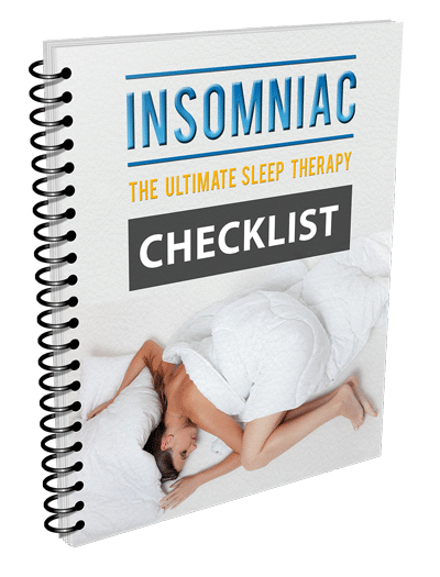 Insomnia support eBook promoting natural sleep habits and relaxation
