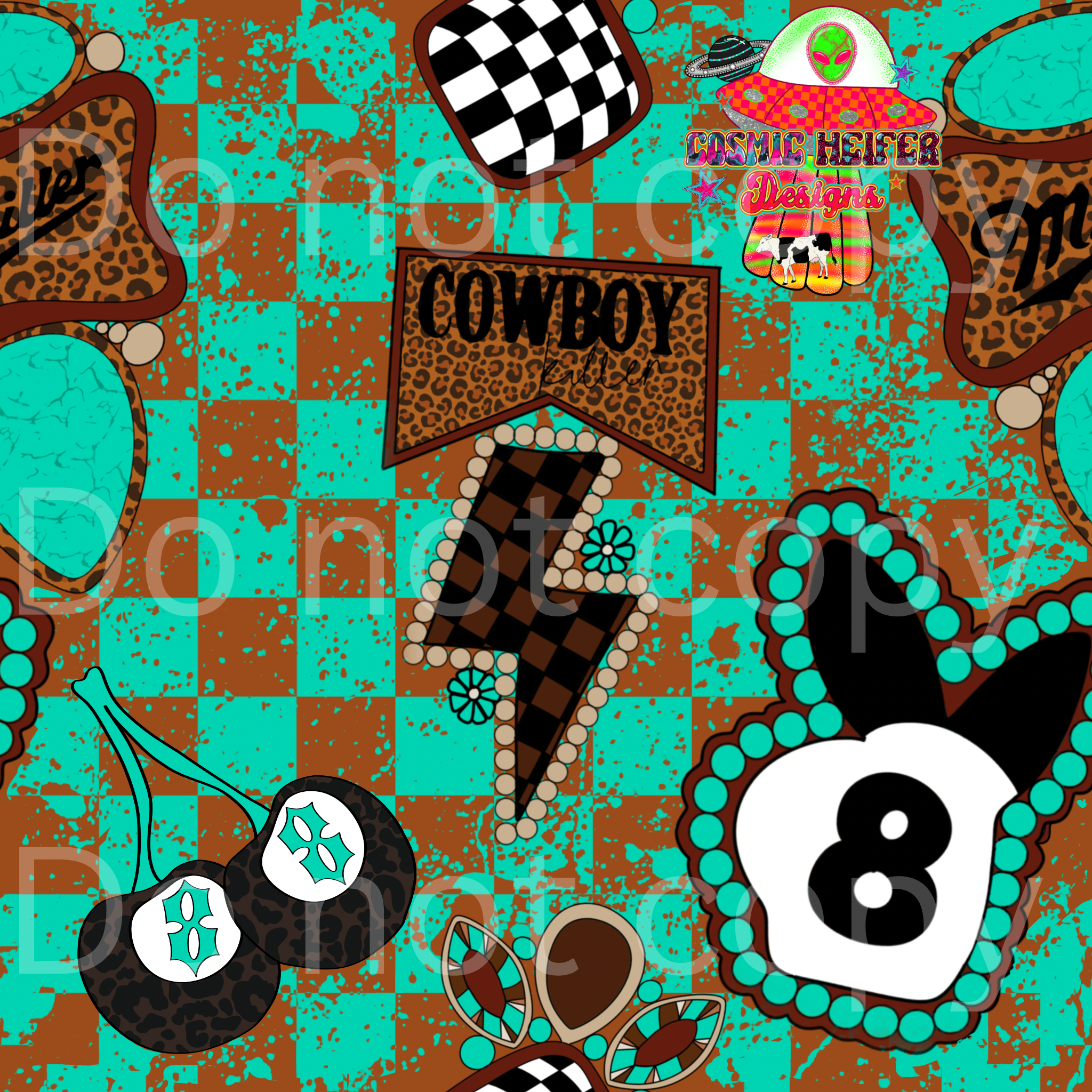 Cheetah checkered cowboy - Payhip