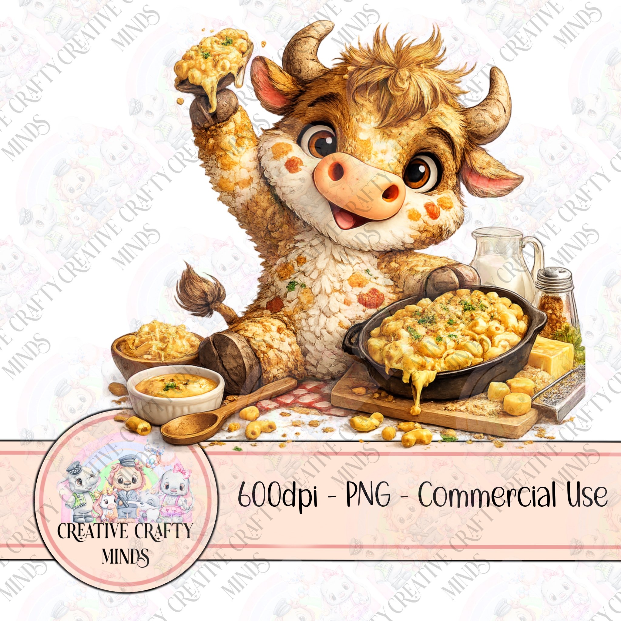Mac & Cheese Highland Cow - Payhip