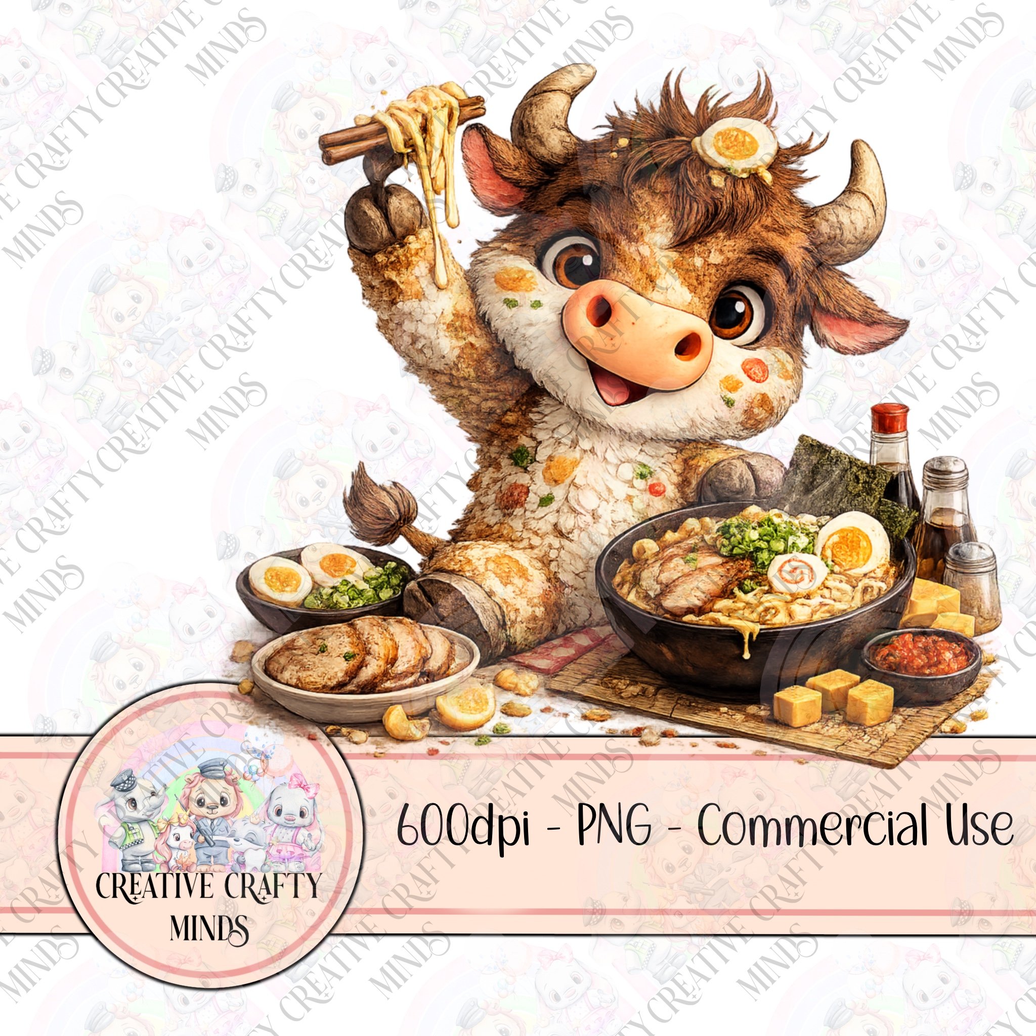 Ramen Highland Cow - Payhip