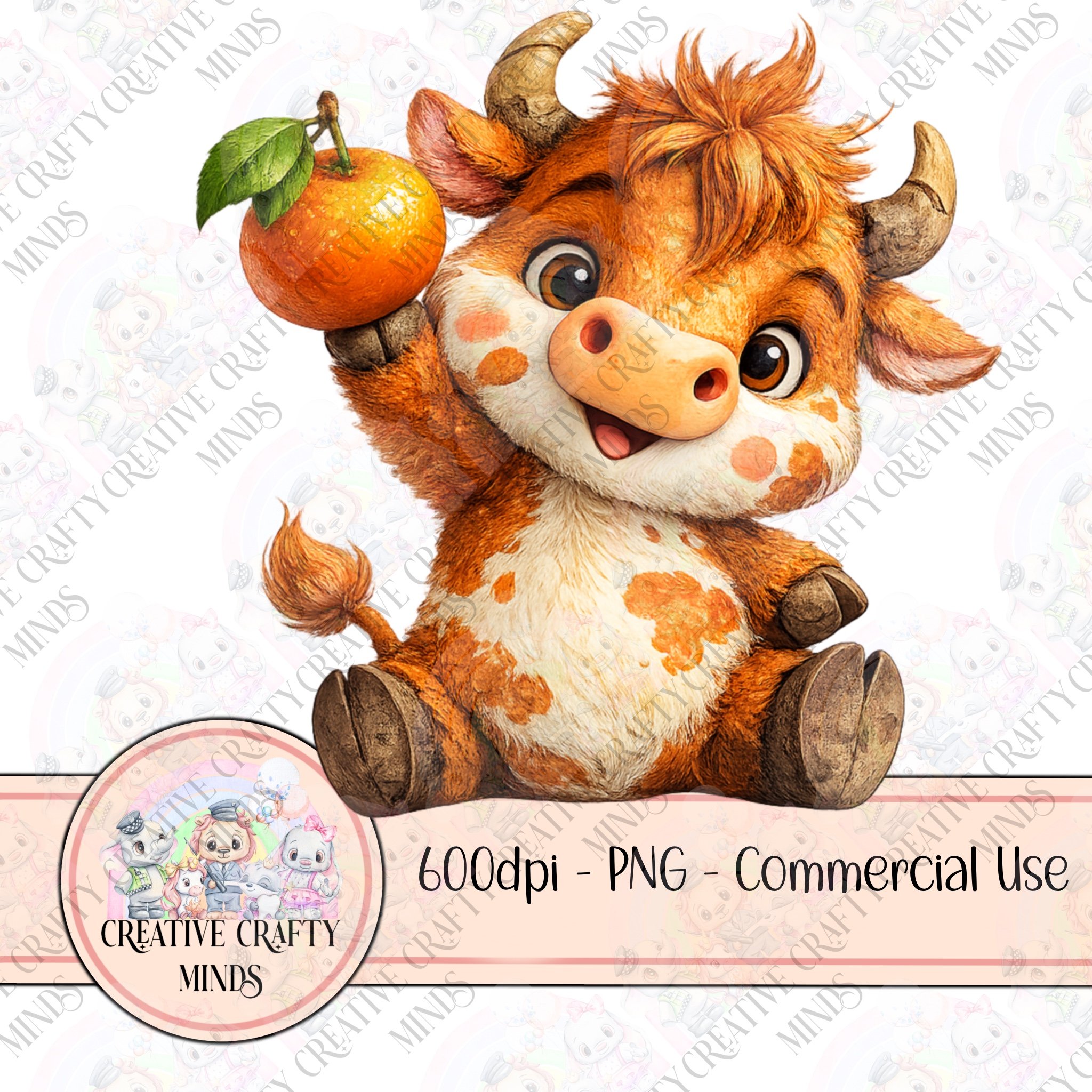 Orange Fruit Cow - Payhip