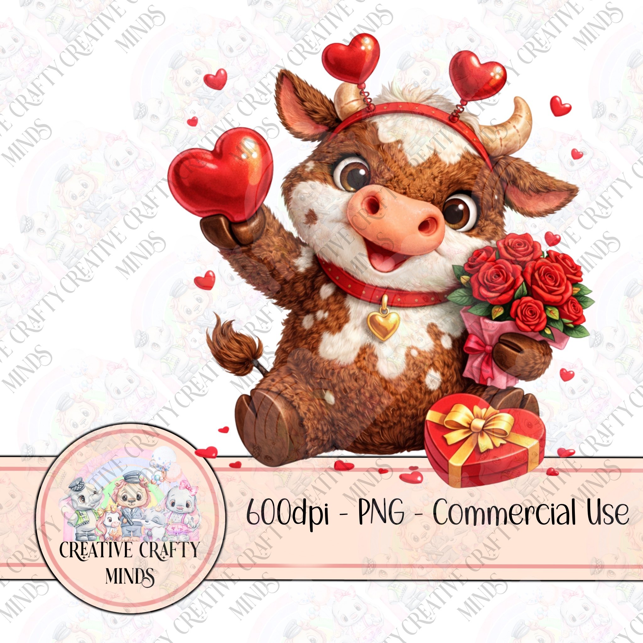 Valentines Day Cow - Payhip