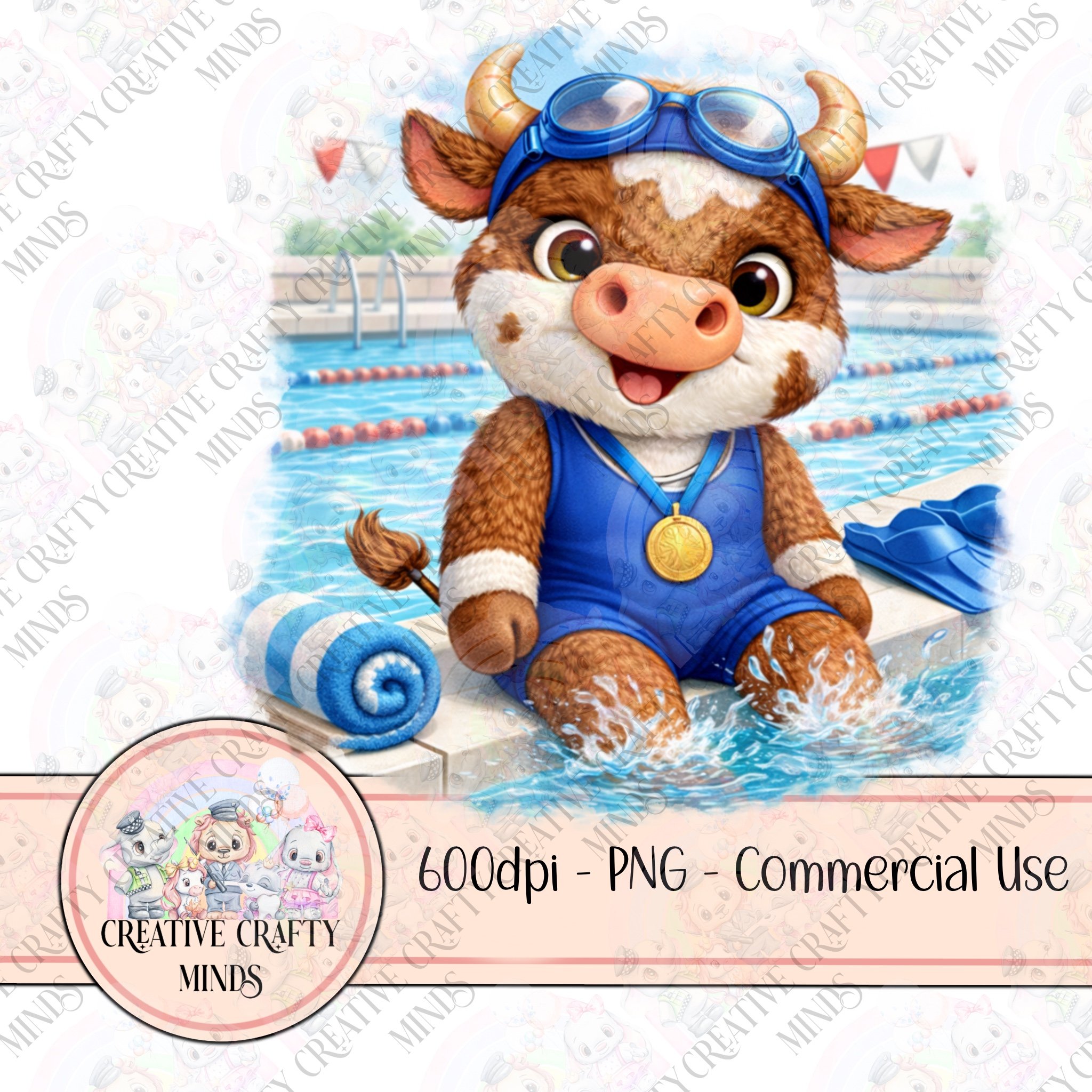 Swimmer Cow - Payhip