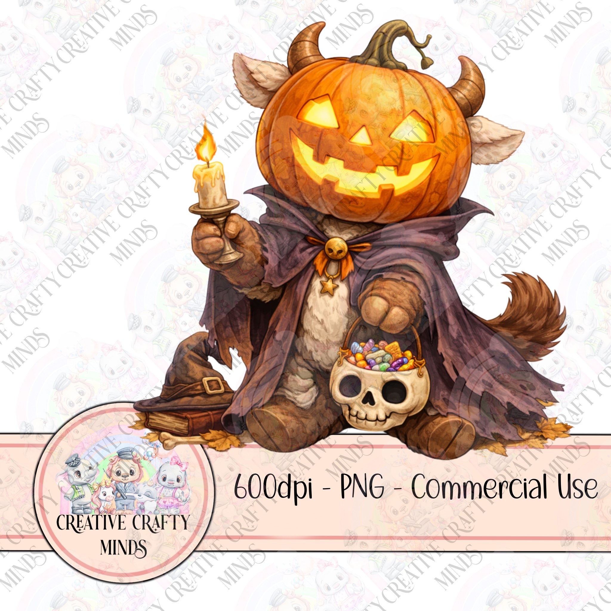 Pumpkin Head Cow - Payhip
