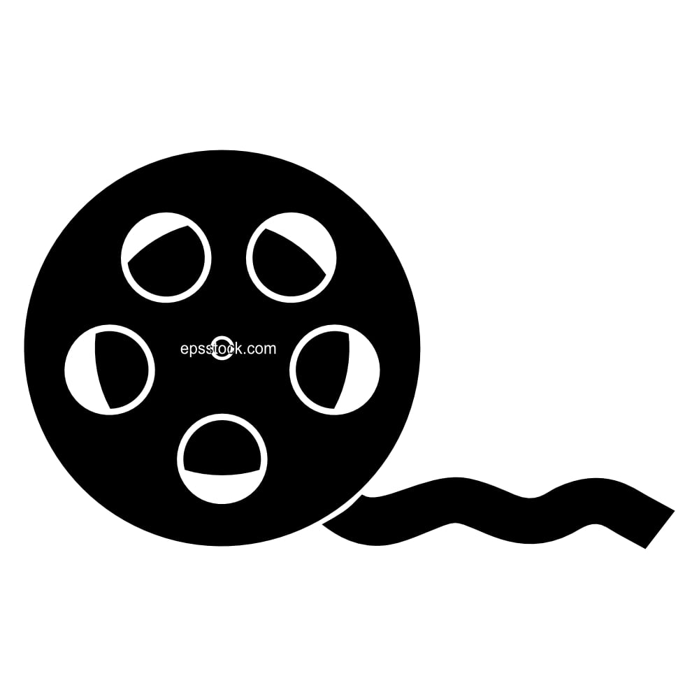 Film reel symbol