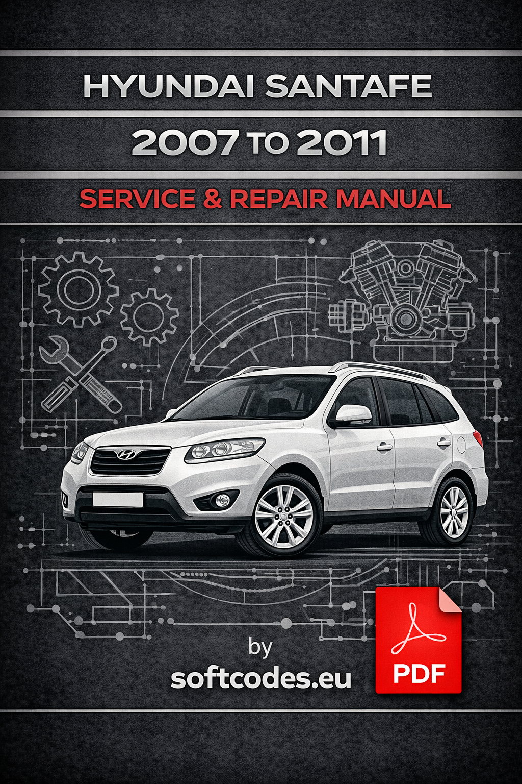 hyundai-santa-fe-2007-to-2011-service-and-repair-manual-in-spanish-pdf-format