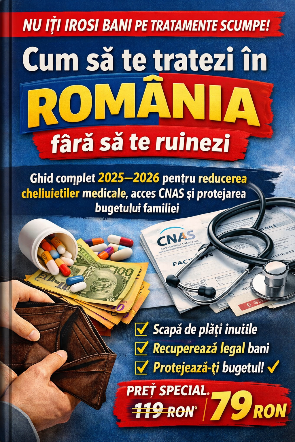 Ghid complet 2025–2026 pentru reducerea cheltuielilor medicale, acces CNAS și protejarea bugetului familiei