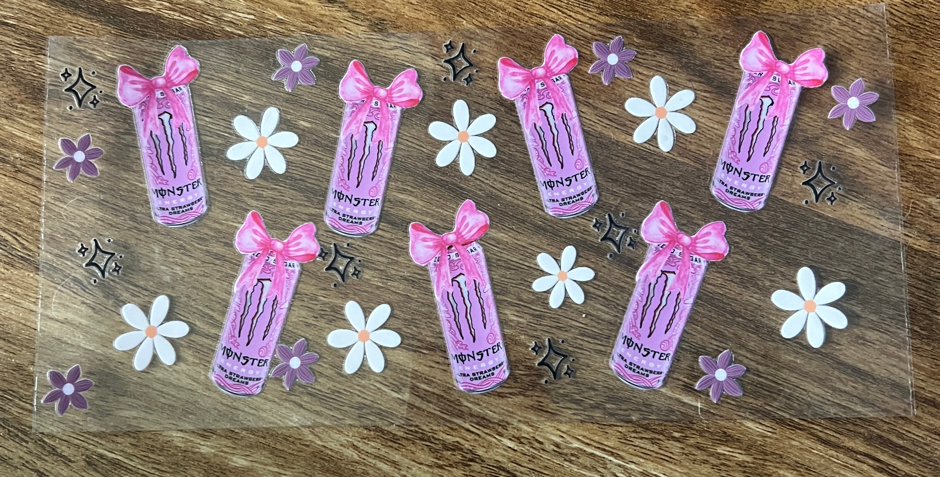 Pink bow energy drink wrap - Payhip