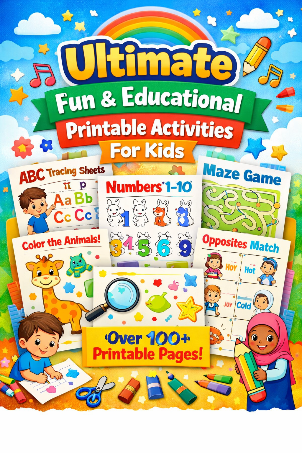 Preschool Activity Printables - Kids Learning Activities - Payhip