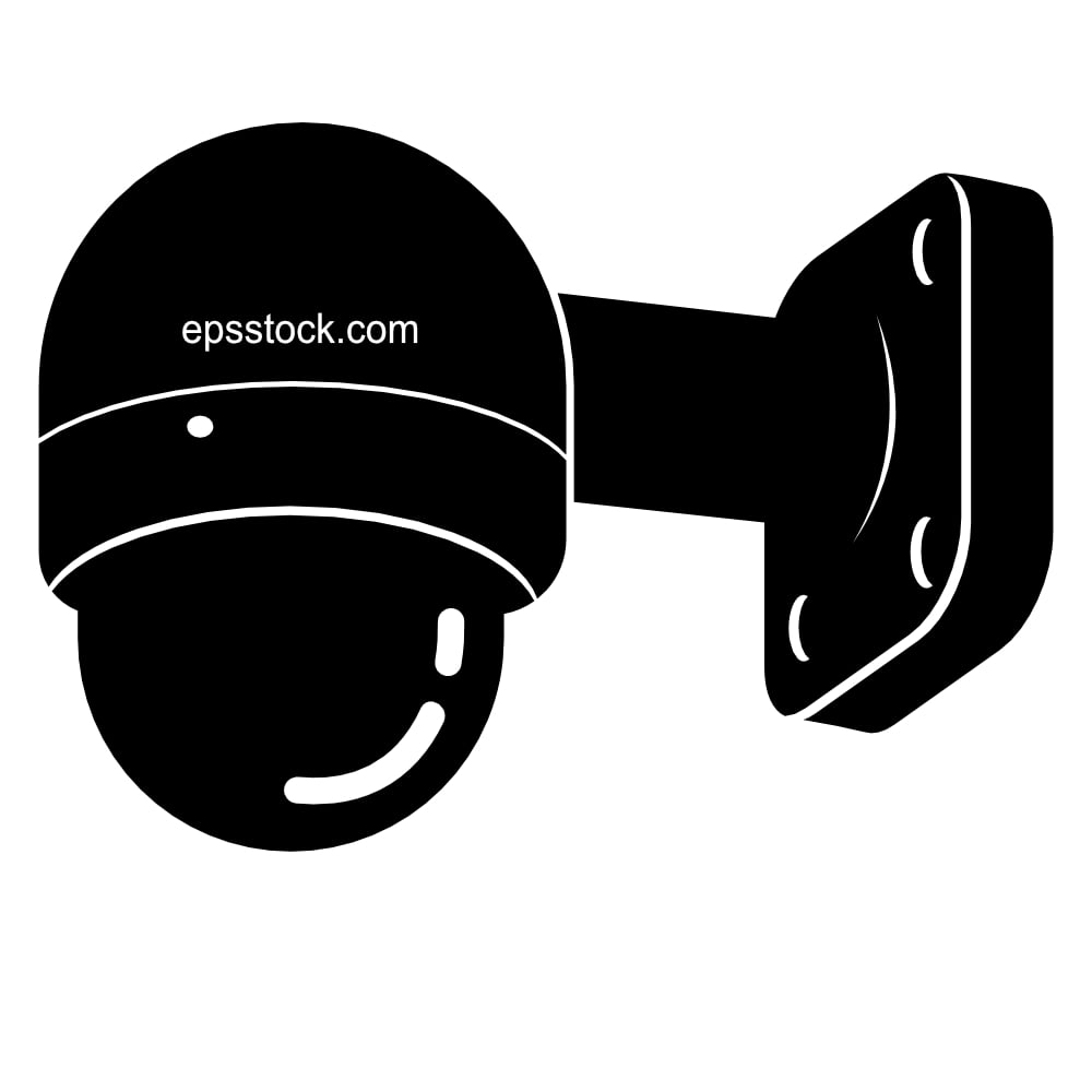 Elegant dome CCTV camera