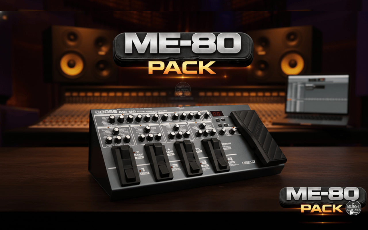 Direct Recording Guitar Patches / Presets - Boss ME-80 Pack - Payhip