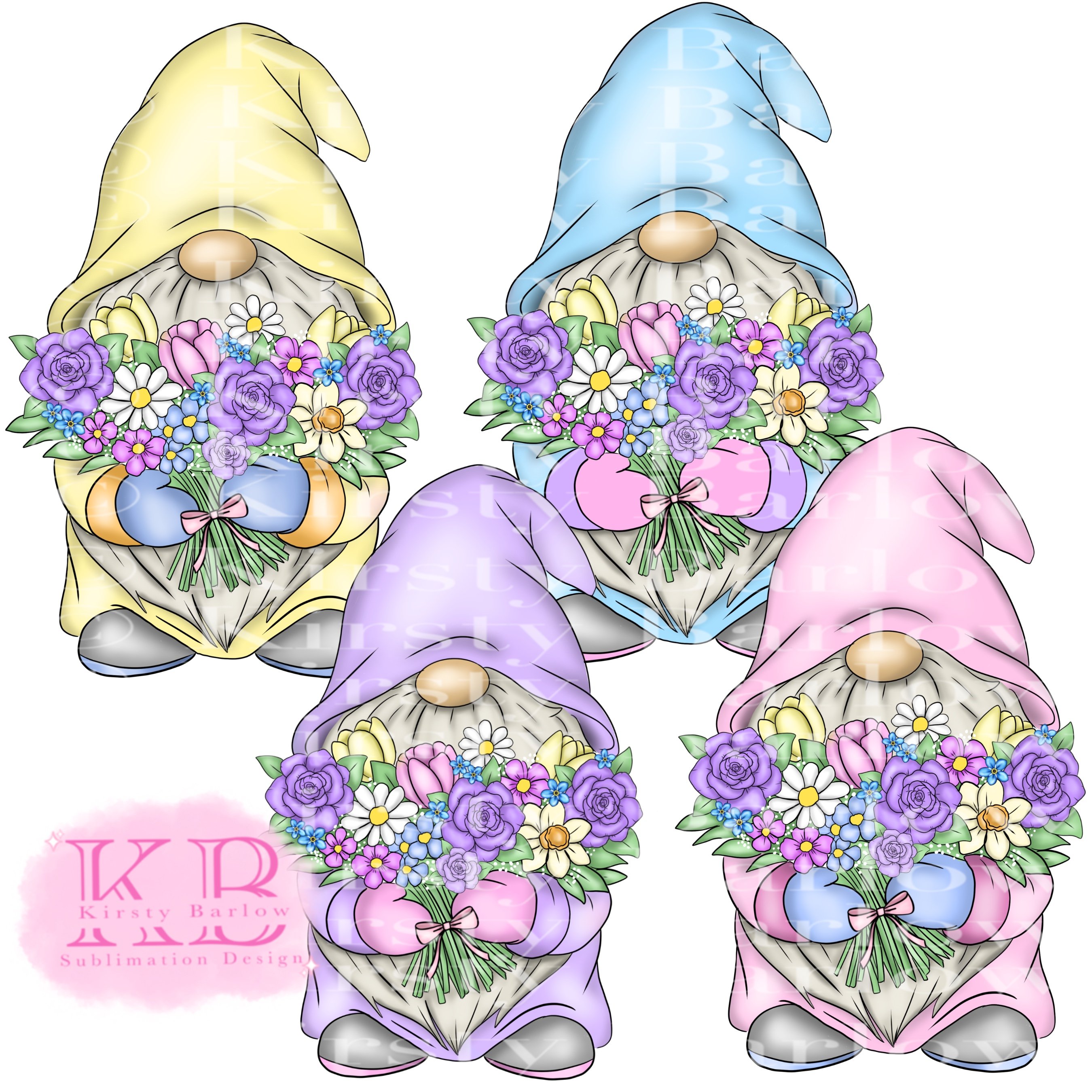 Spring Gonk Colour In 4 spring gonk gnomes bundle - Payhip