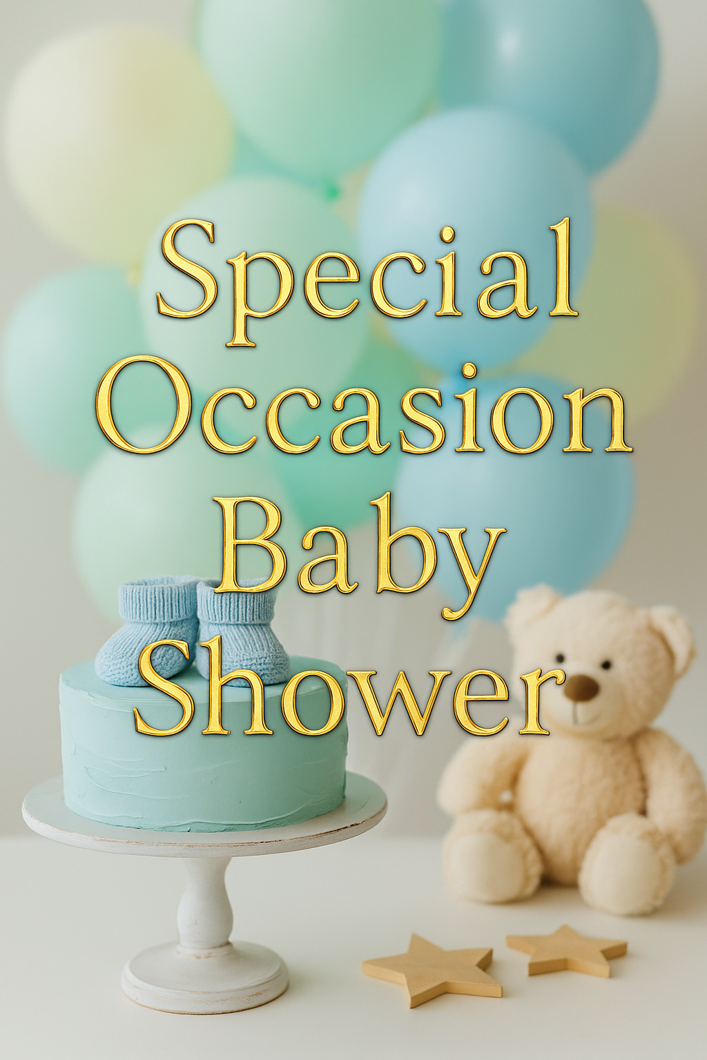 Custom baby shower photo jigsaw puzzle gift