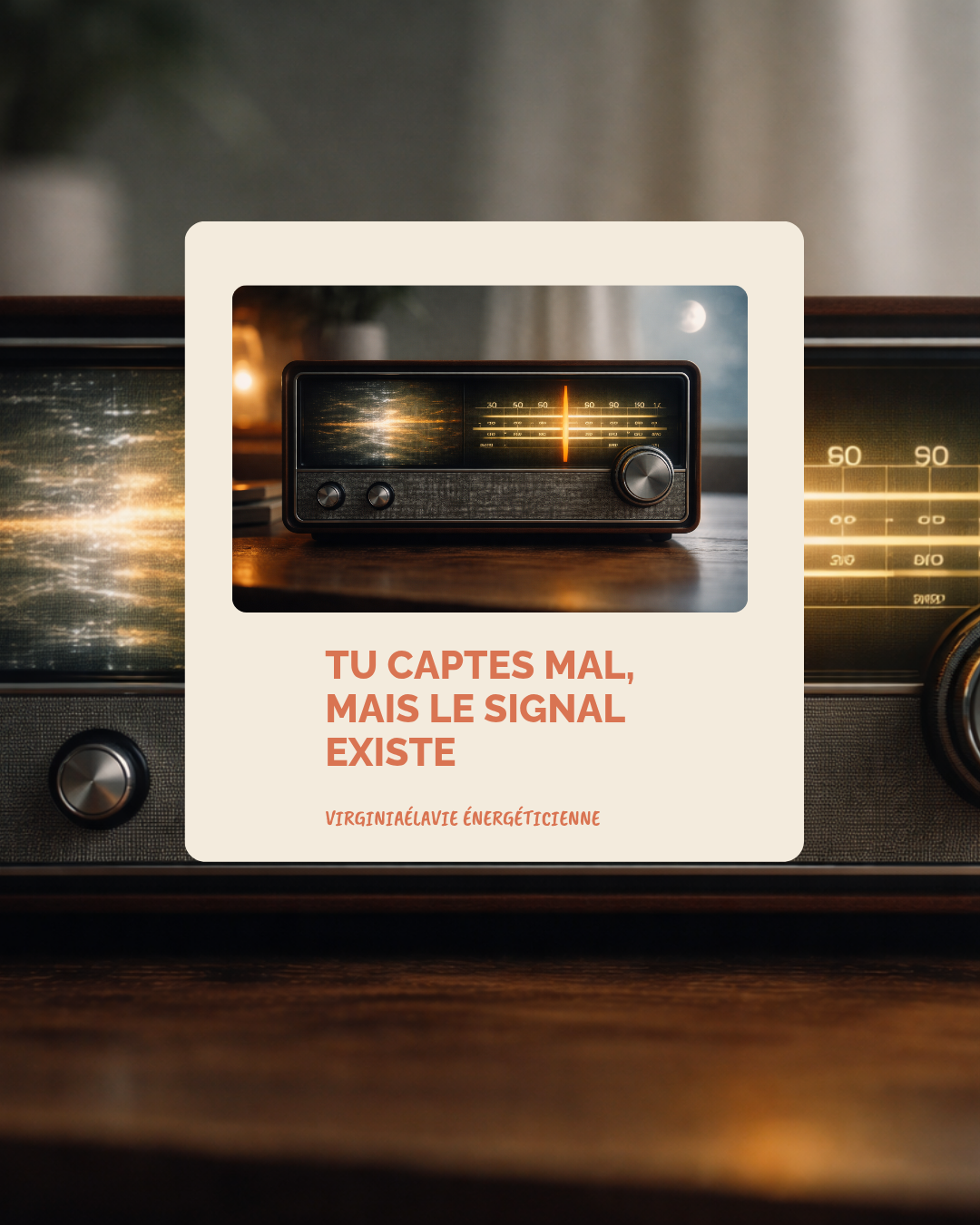 Ton intuition te parle mais tu ne l'entends pas