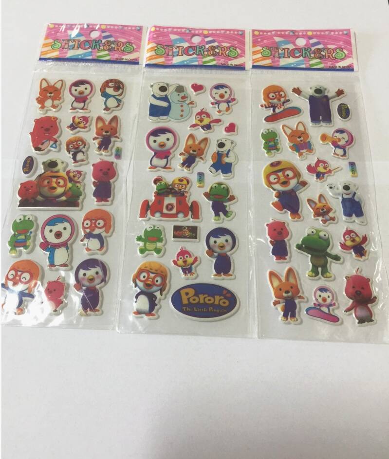 Bright and fun cartoon puffy stickers made for kids’ creative activities and crafts.