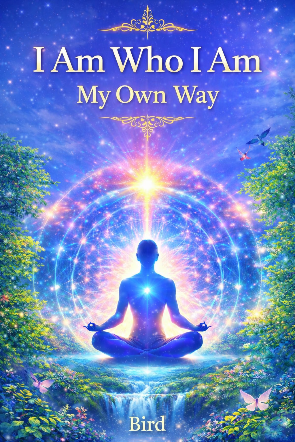 Cover of the book I Am Who I Am — a spiritual guide on self-identity, inner freedom, and the presence of the Father in everything.