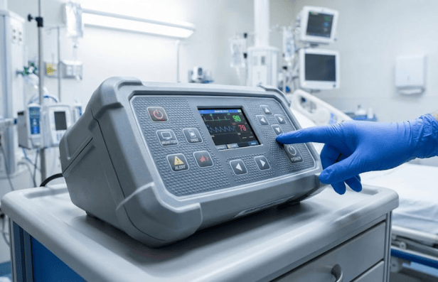 Membrane switch in durable medical device