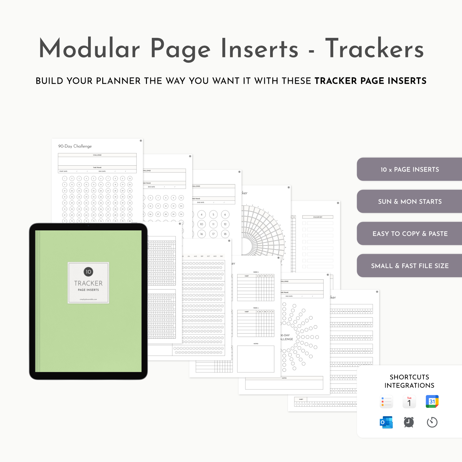 [Modular] Tracker - single-page templates package