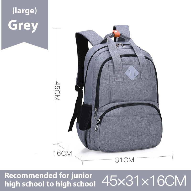 Lightweight unisex backpack made from Oxford cloth for everyday primary school use.
