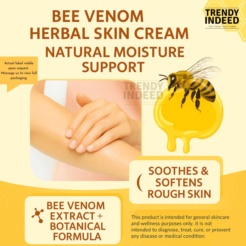Bee venom skin cream by South Moon in 60g packaging for soothing and nourishing skin care.