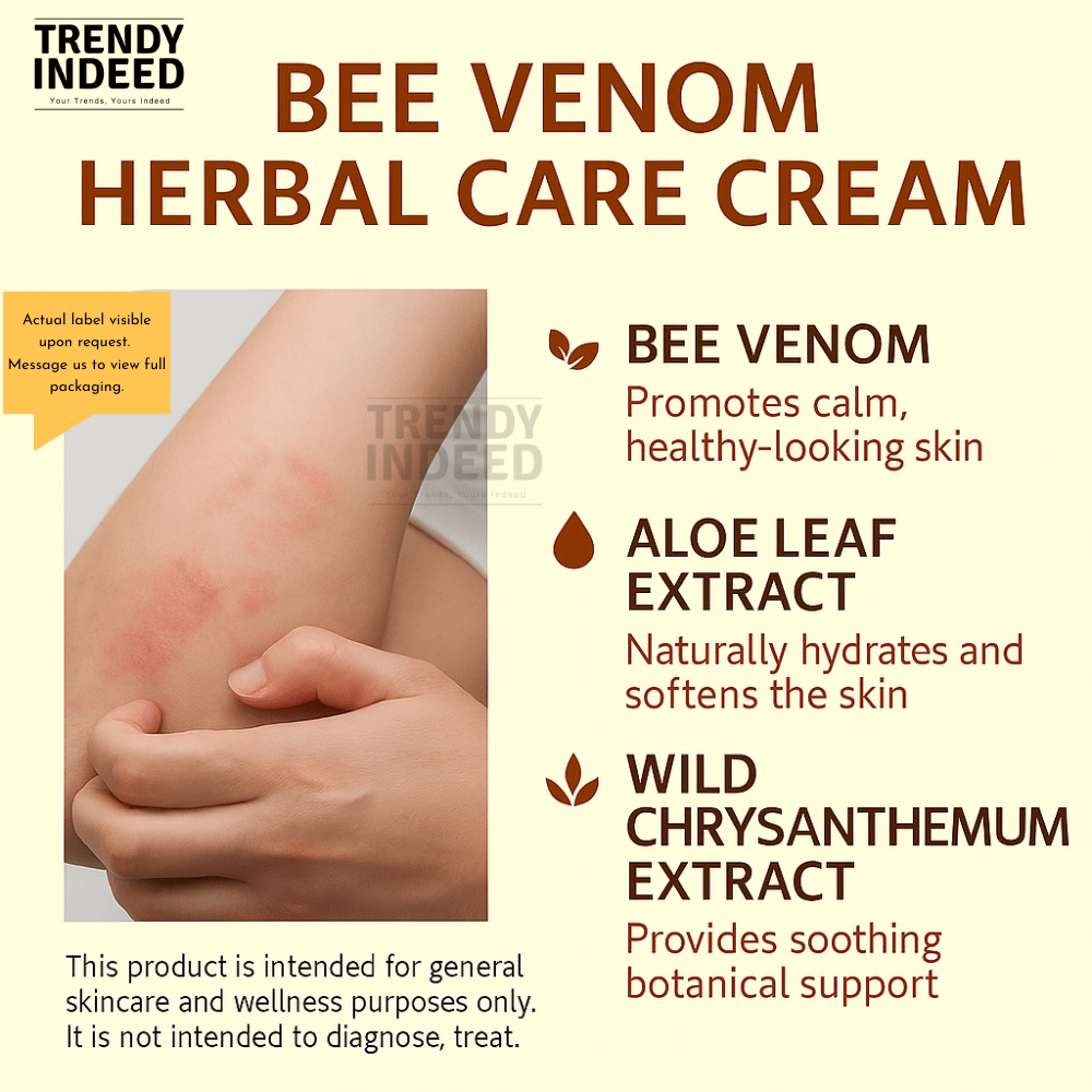 Nourishing bee venom skin cream from South Moon, 60g, for daily skin moisture support.