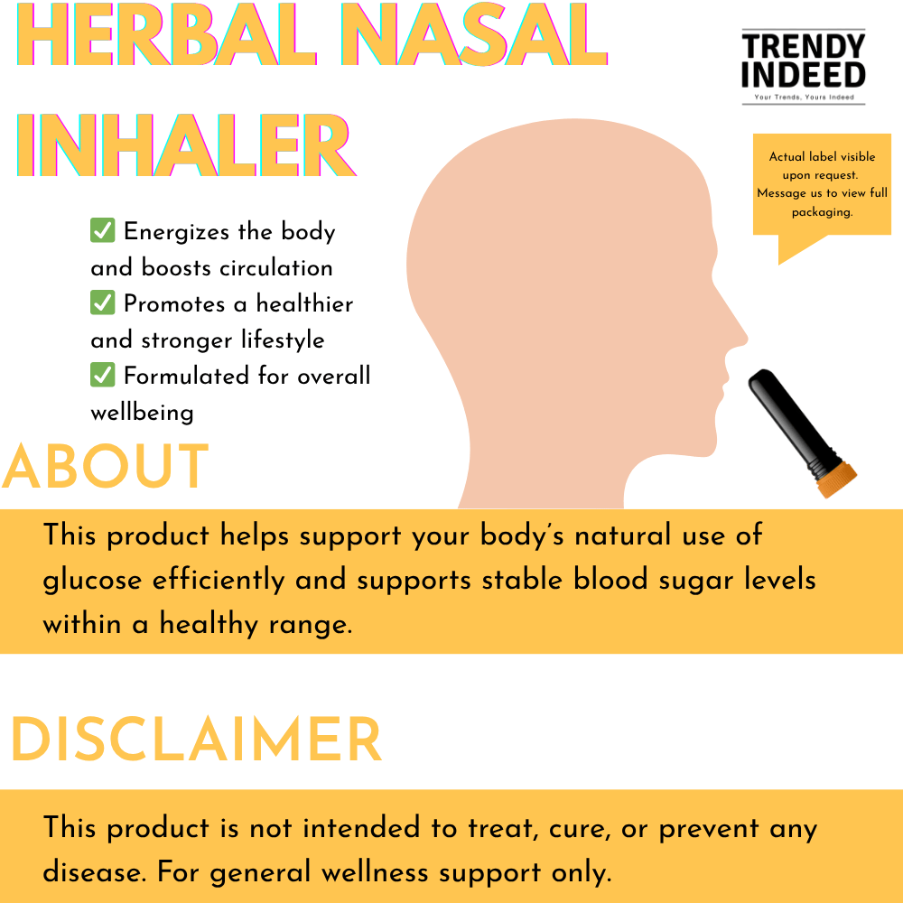 Herbal nasal inhaler stick by South Moon for refreshing aromatherapy use.
