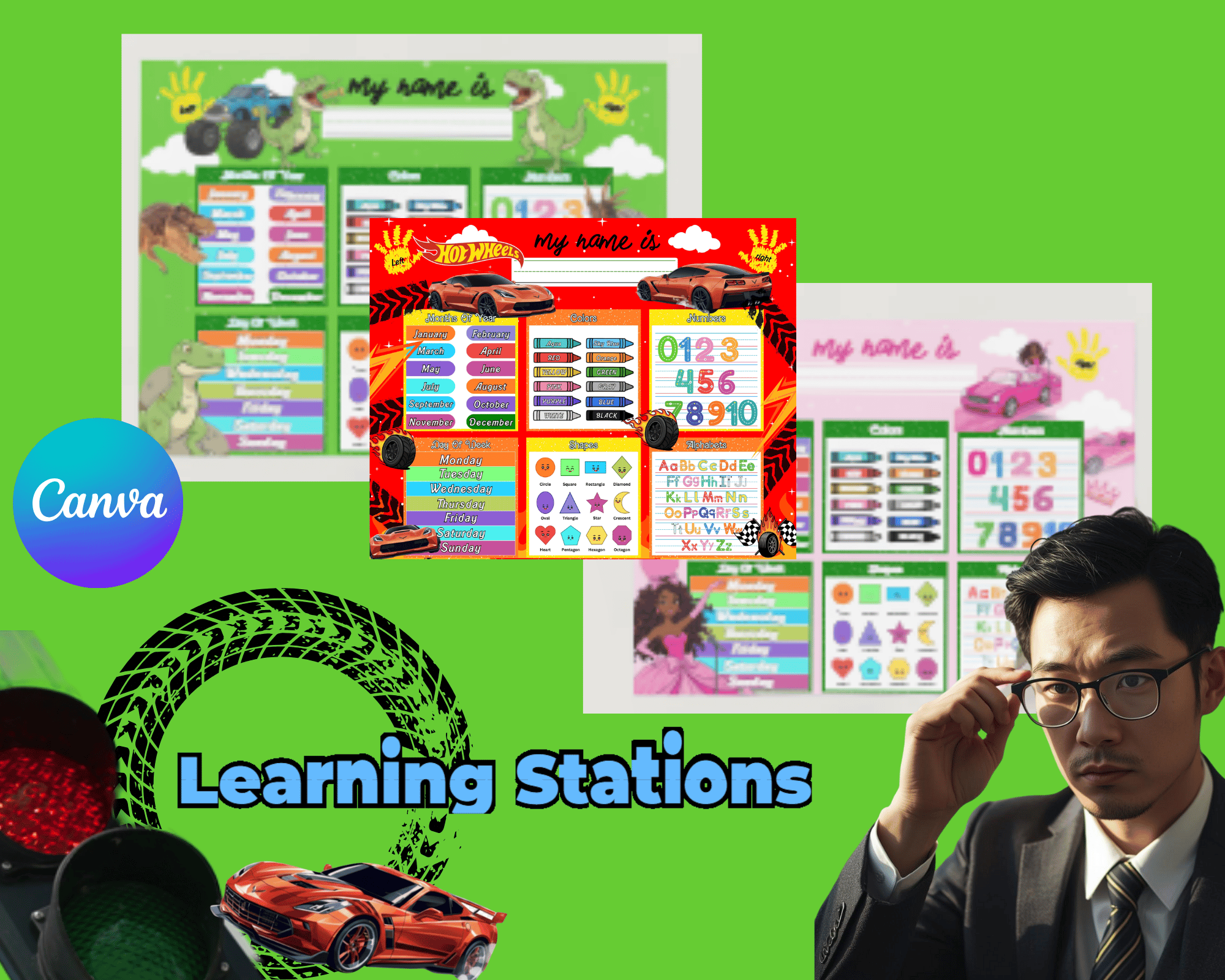 Learning Stations Template - Payhip