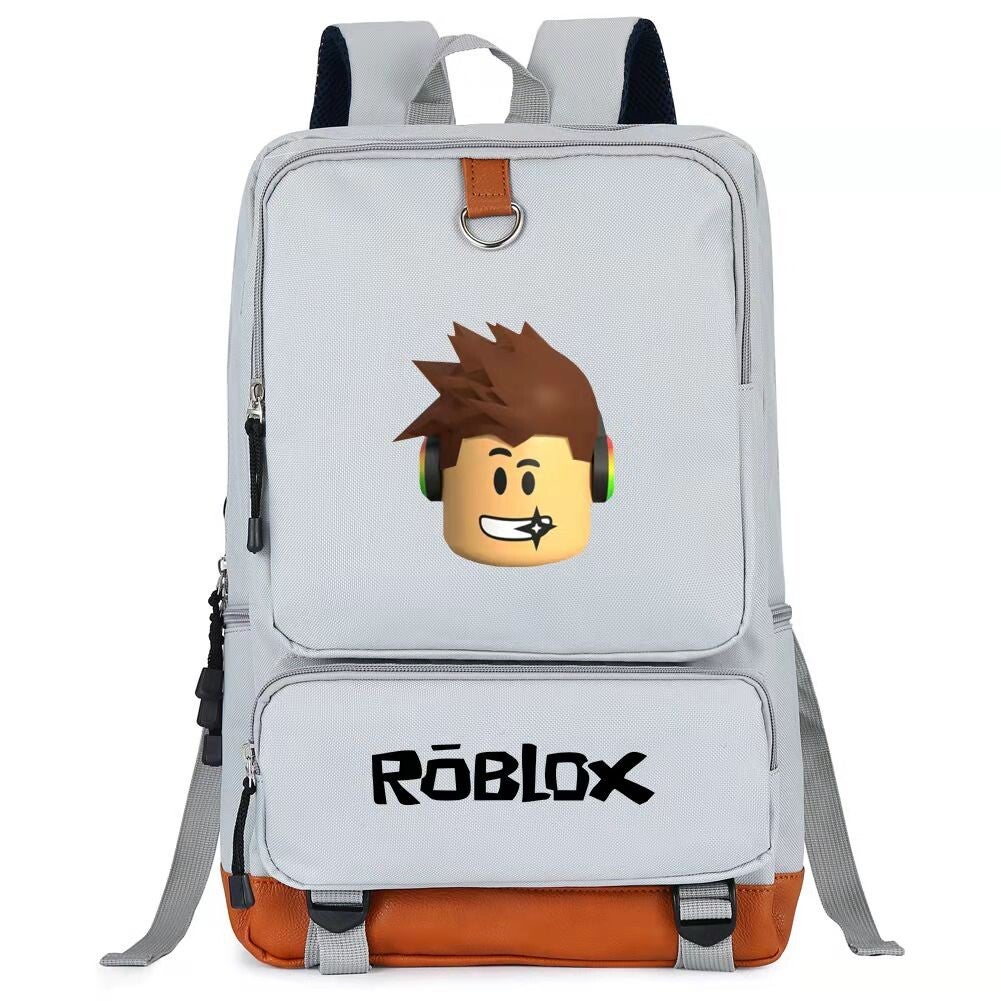 Pixel game–inspired gamer backpack for kids suitable for primary school use.