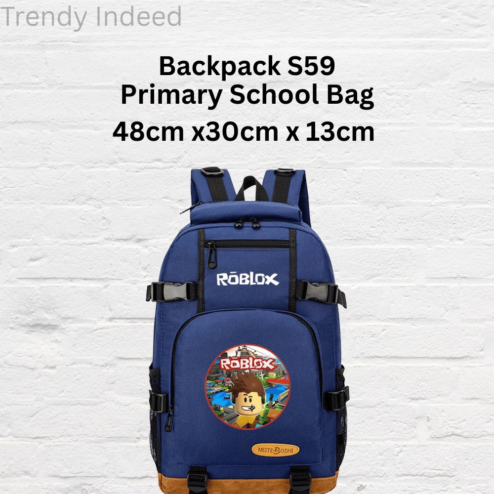 Kids’ gaming-style backpack inspired by pixel block designs for school use.
