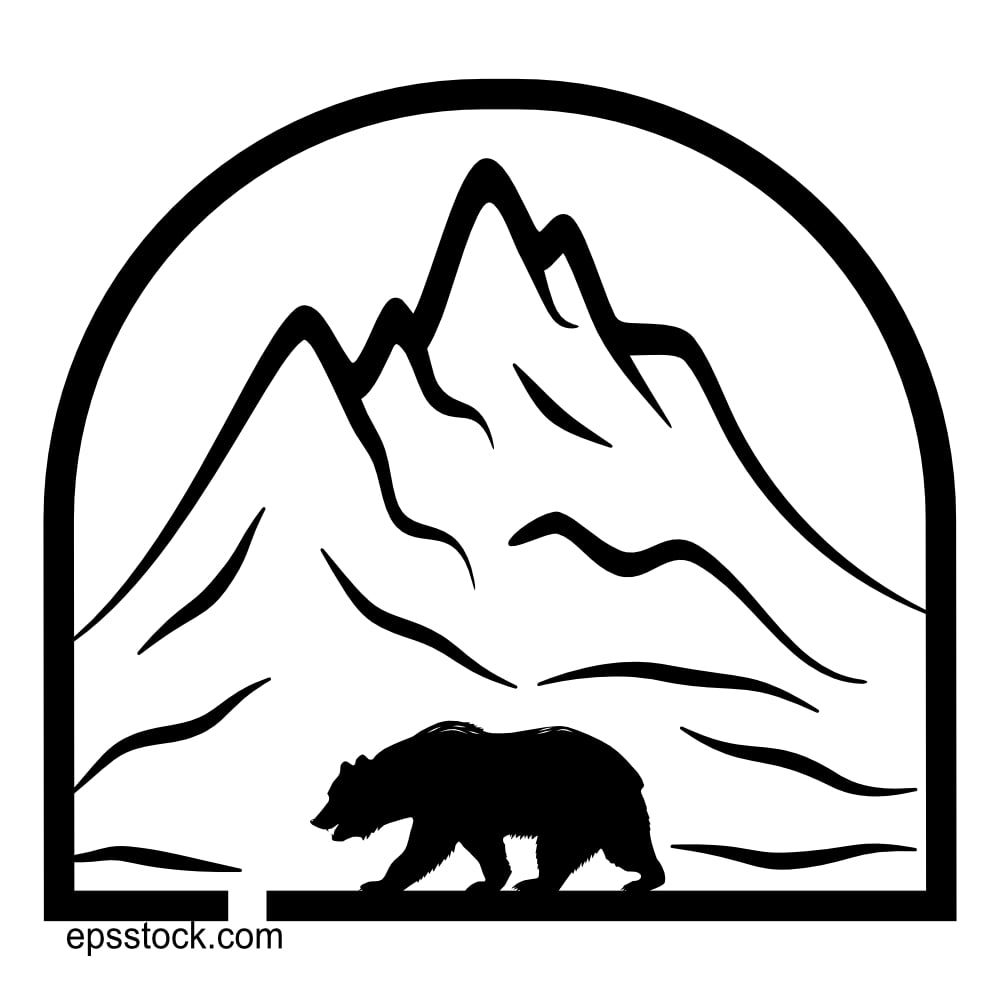 National Park Bear Land symbol