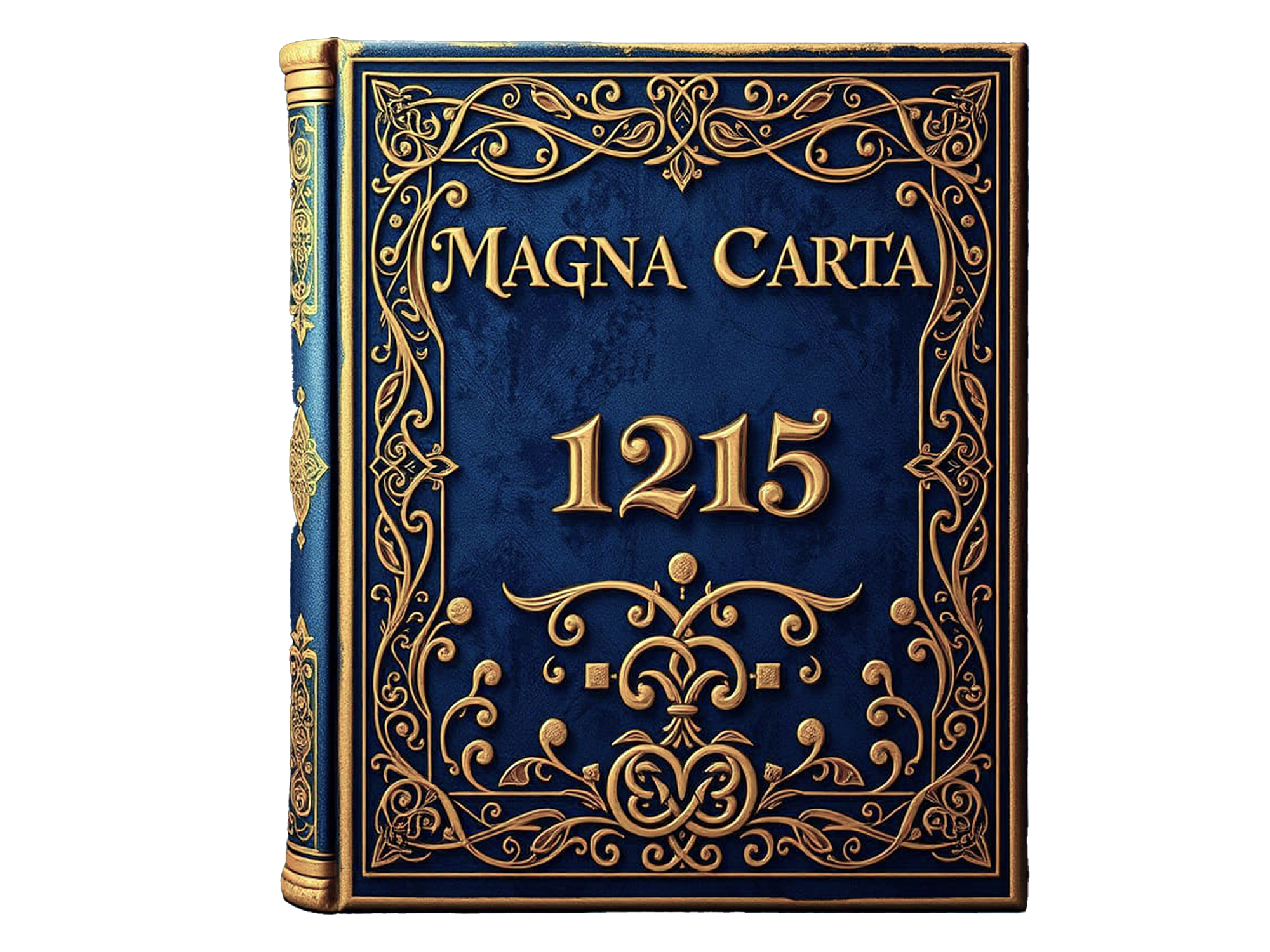 The Magna Carta (Charter) with Transcription Document — Year 1215 (2x ...