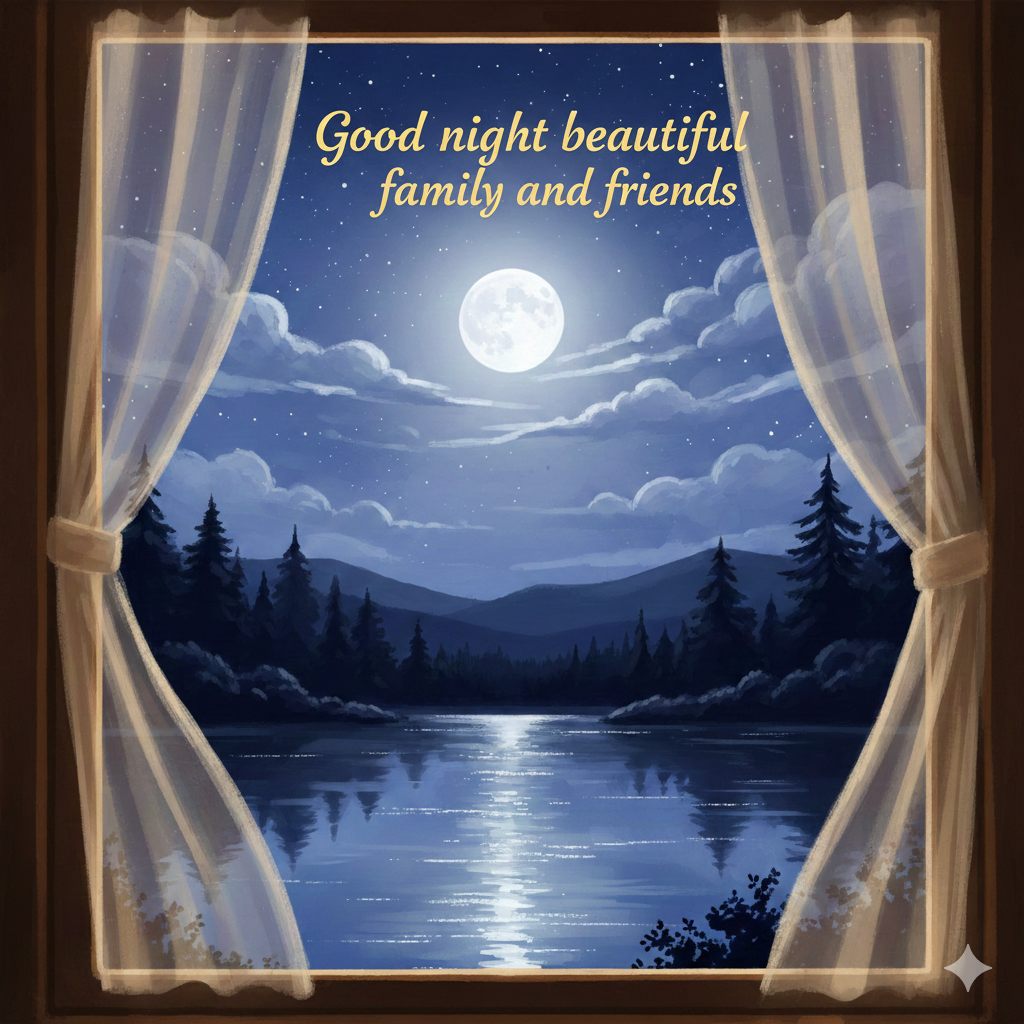 A peaceful good night scene - Payhip