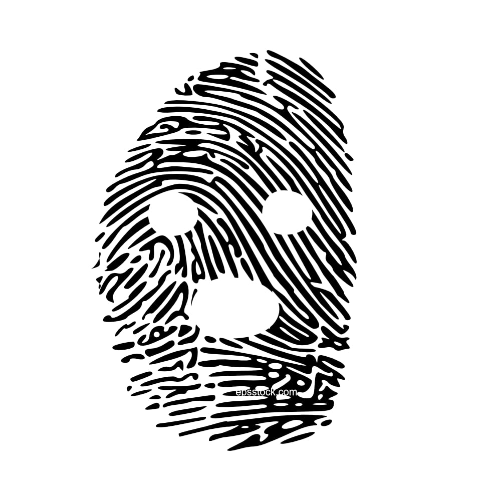 The mask of the criminal