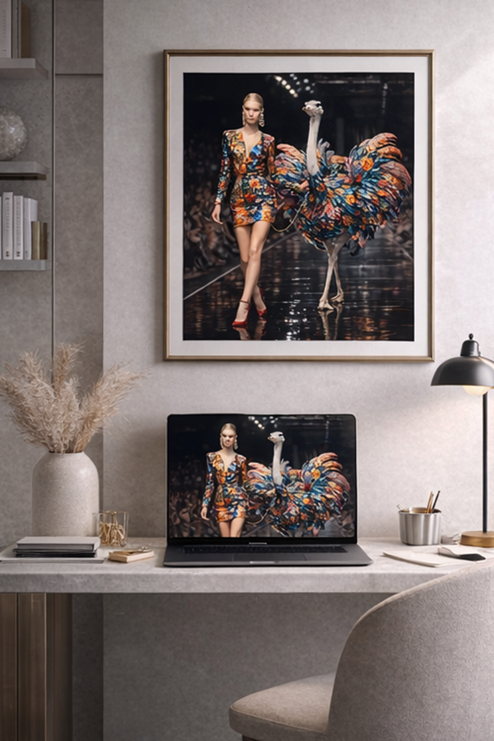 high fashion art, couture runway art, surreal fashion illustration, luxury fashion artwork, editorial fashion art, avant-garde fashion, fantasy couture, fashion fantasy art, haute couture illustration, runway concept art, fashion surrealism, luxury digita