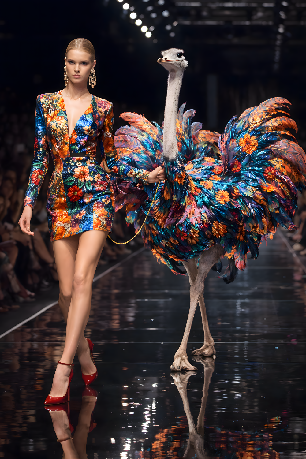 high fashion art, couture runway art, surreal fashion illustration, luxury fashion artwork, editorial fashion art, avant-garde fashion, fantasy couture, fashion fantasy art, haute couture illustration, runway concept art, fashion surrealism, luxury digita