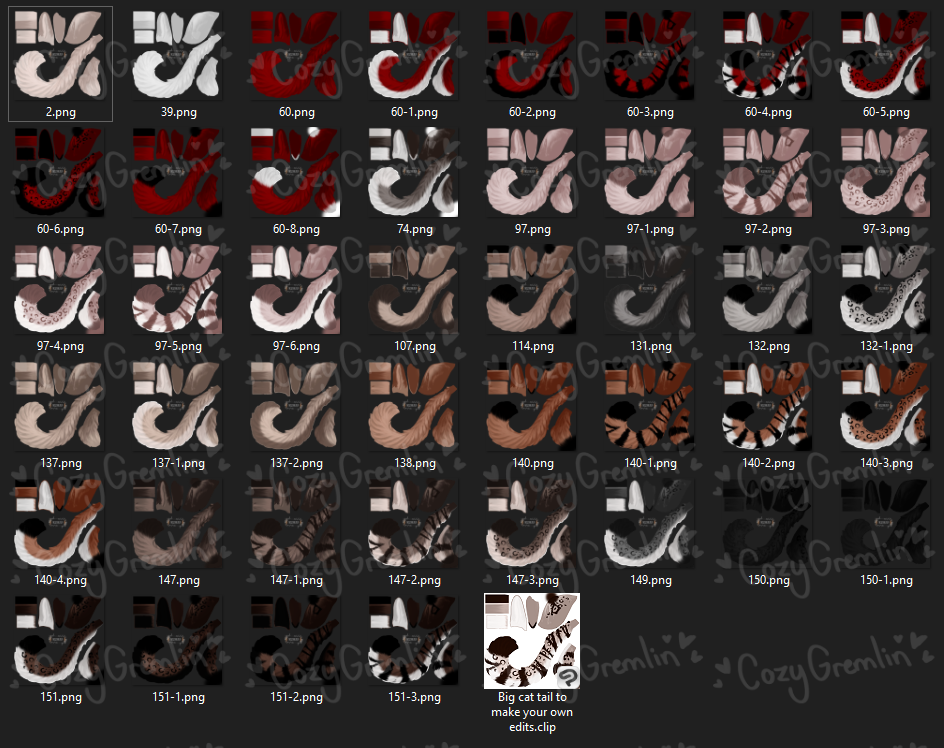 Preview of the texture file