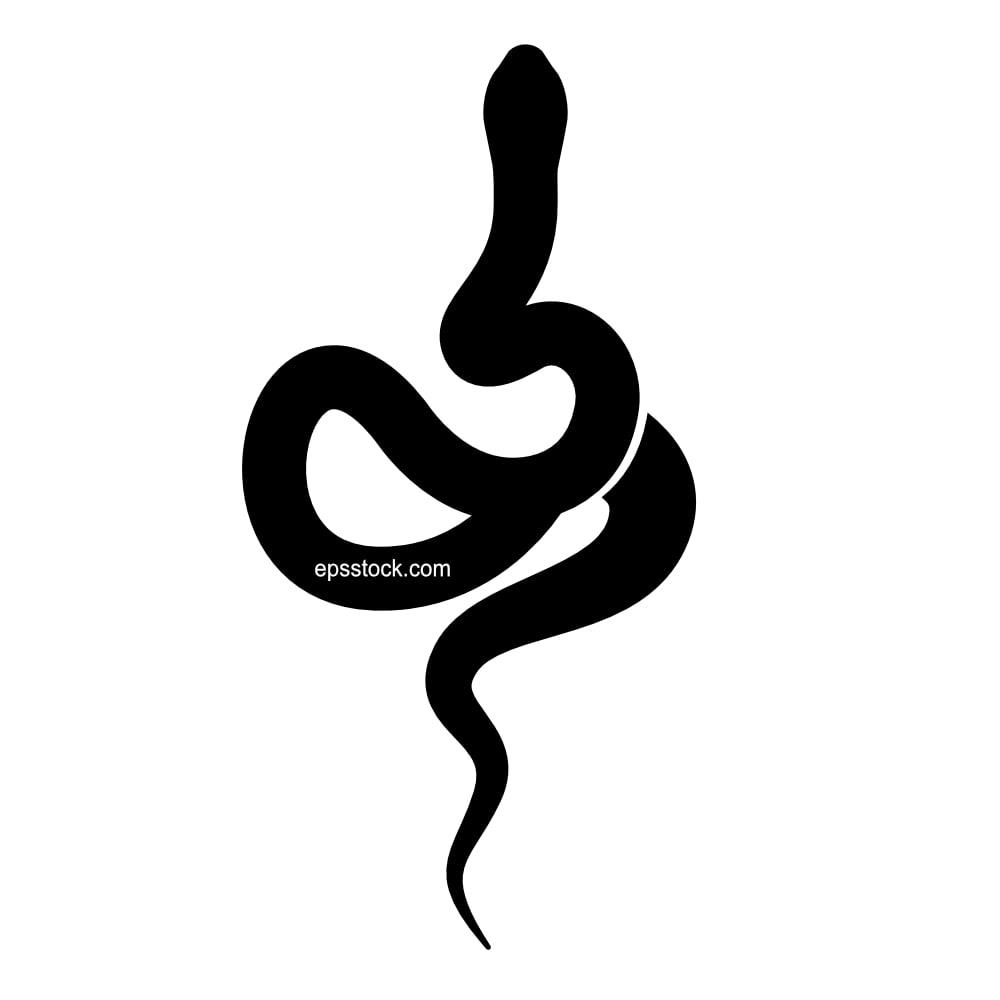 Snake symbol for tattoo