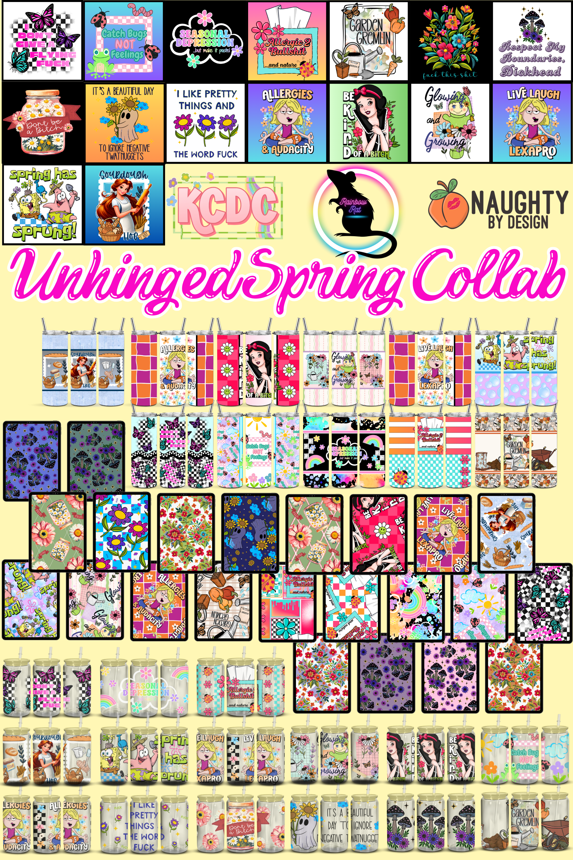 Unhinged spring collab - Payhip