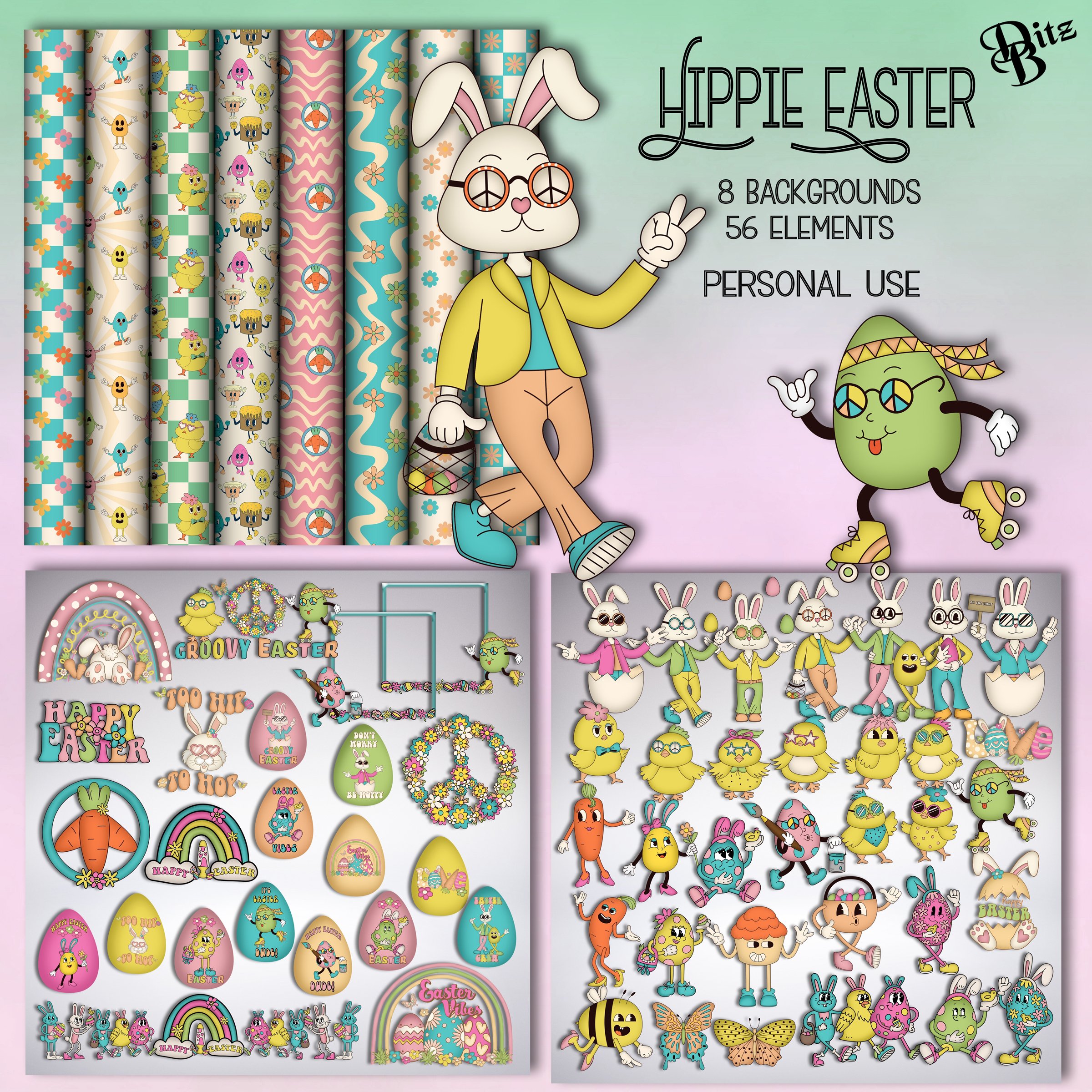 Hippie Easter PU Kit - Payhip
