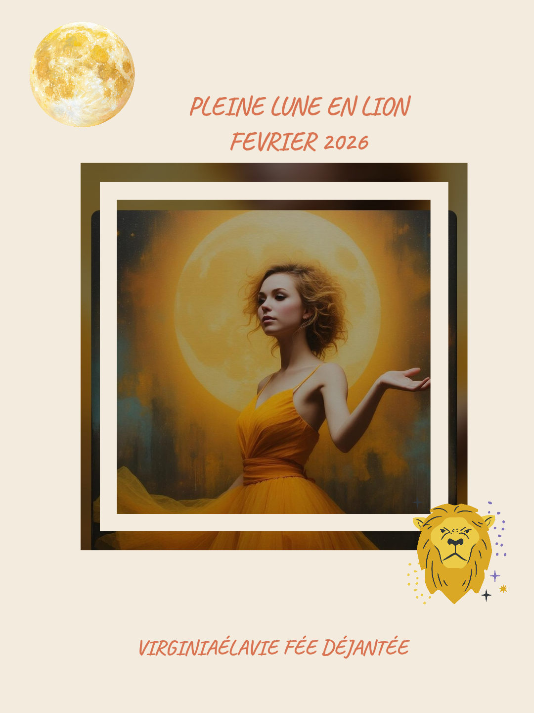 Journaling pour la pleine lune en lion février 26
