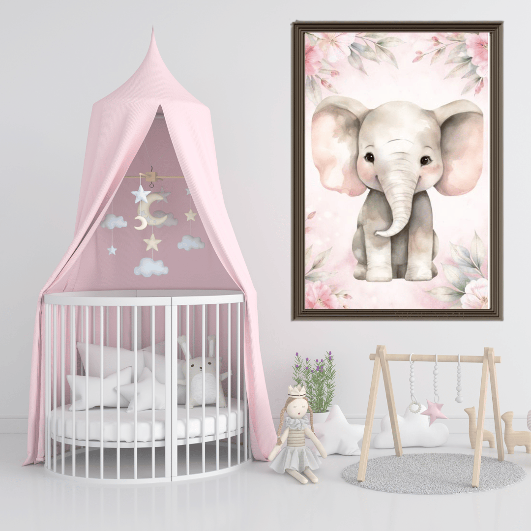 Baby Elephant Nursery Wall Art Bundle – Boy & Girl | Printable PDF - Payhip