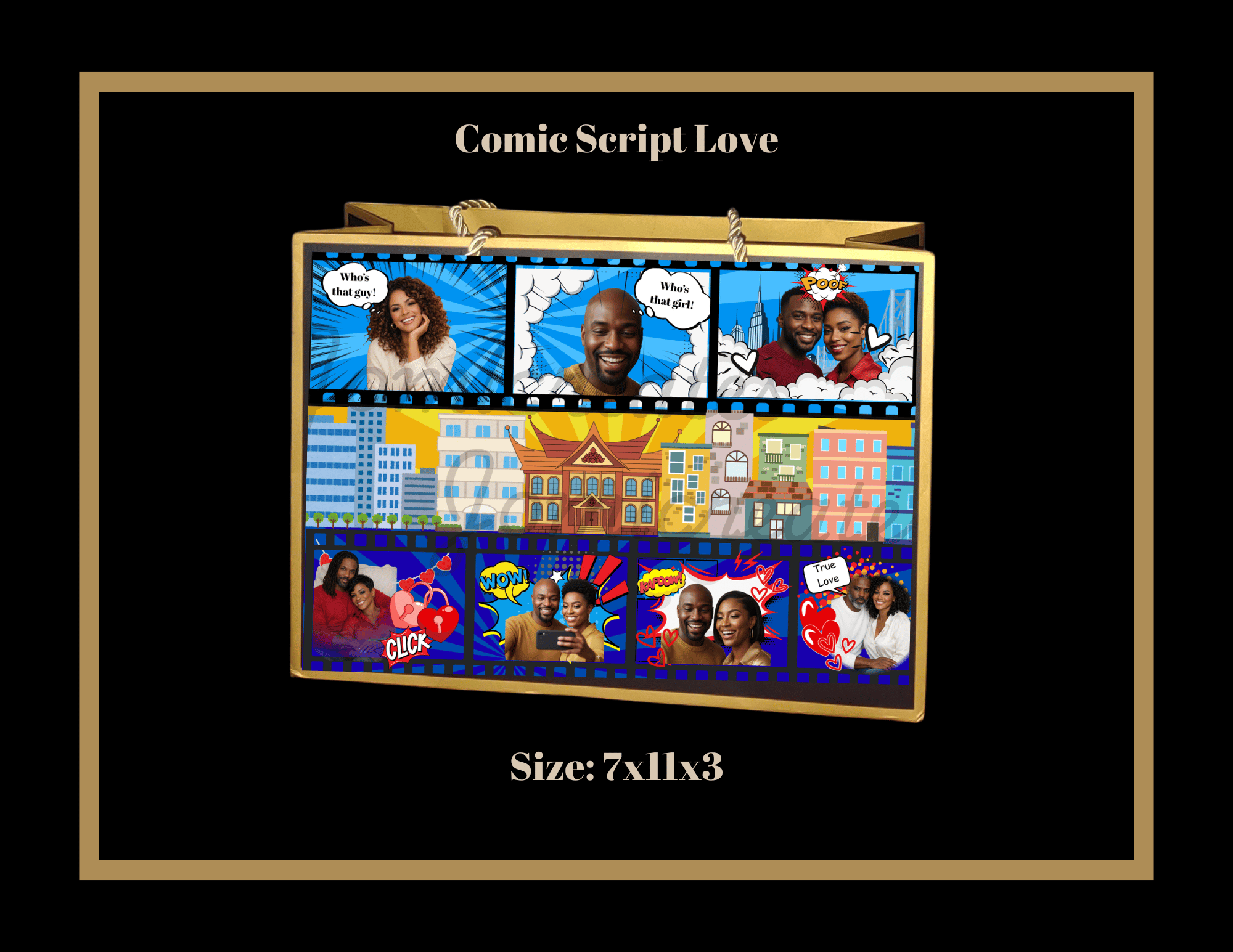 "Comic Script Love" Valentine's Day Gift Bag - Payhip