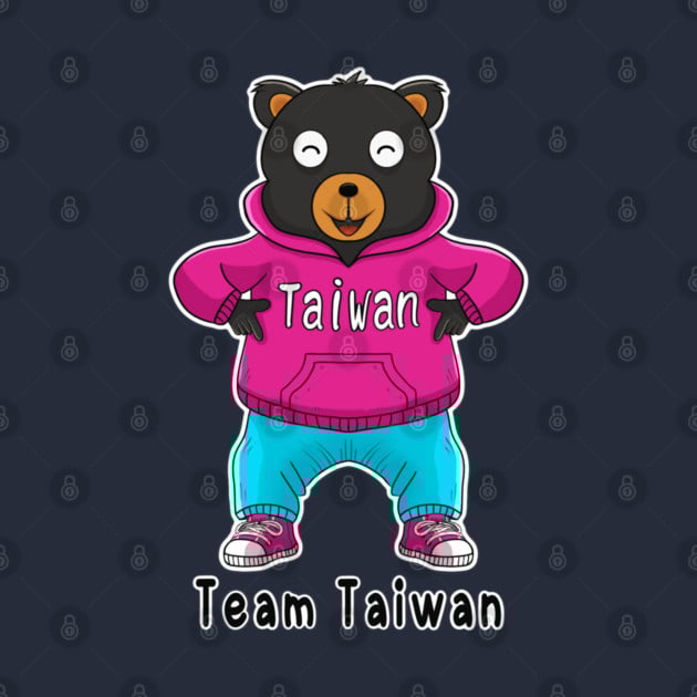 wbc team taiwan 대만 팀台湾チーム Team Taiwan bear T-Shirt team Taiwan T-Shirt