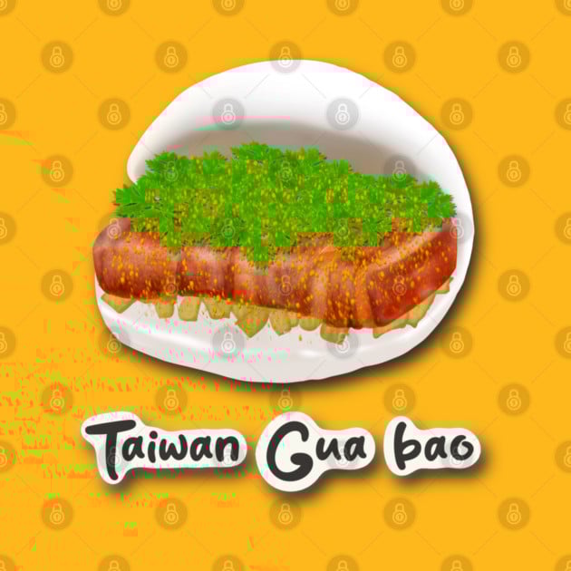 Taiwan Gua bao_Taiwanese hamburger T-Shirt Food T-Shirt