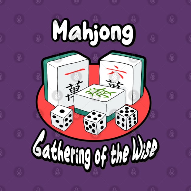mahjong game_gathering of the wise T-Shirt Mahjong T-Shirt