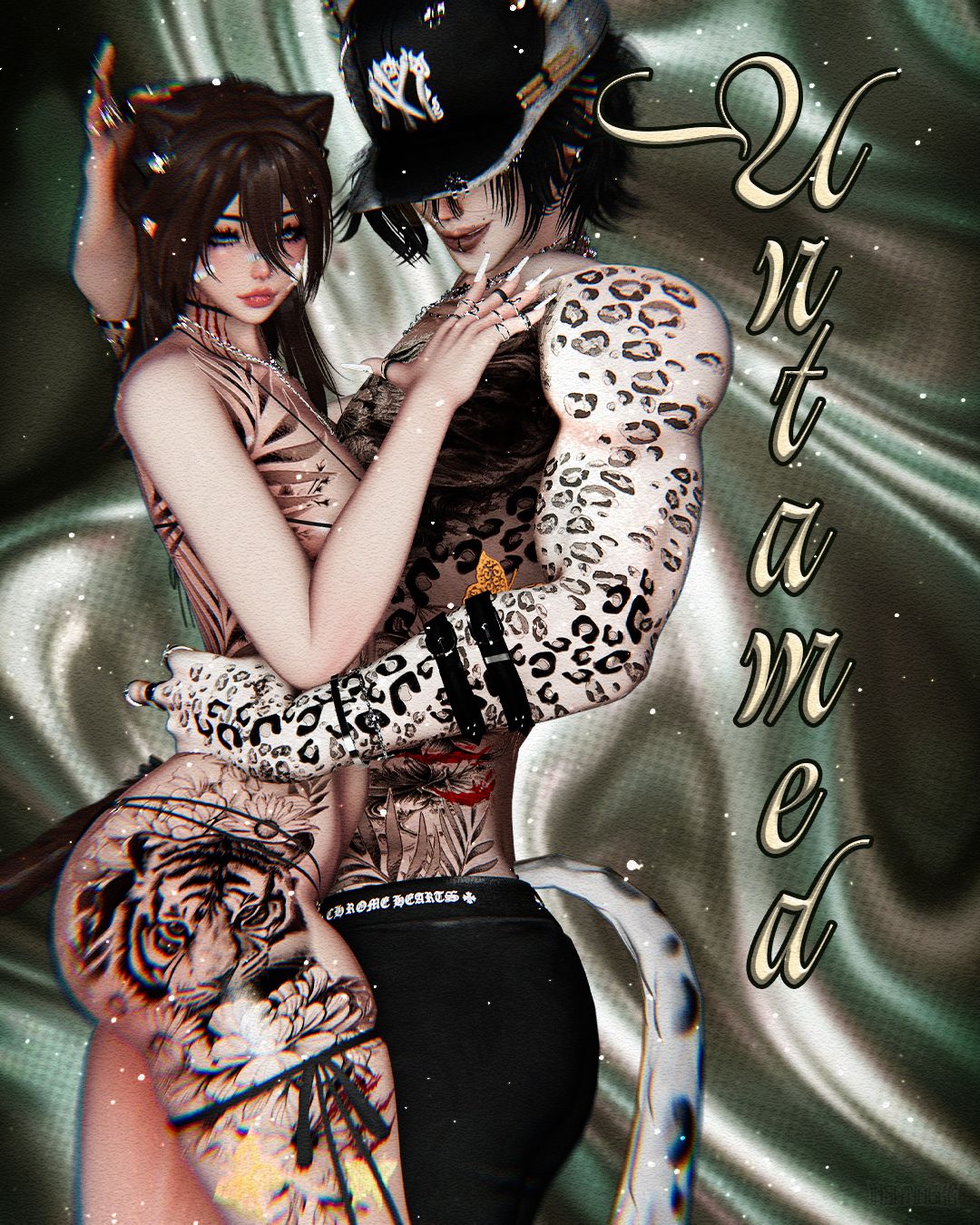 Untamed - 4k Body Texture - Couple Pack