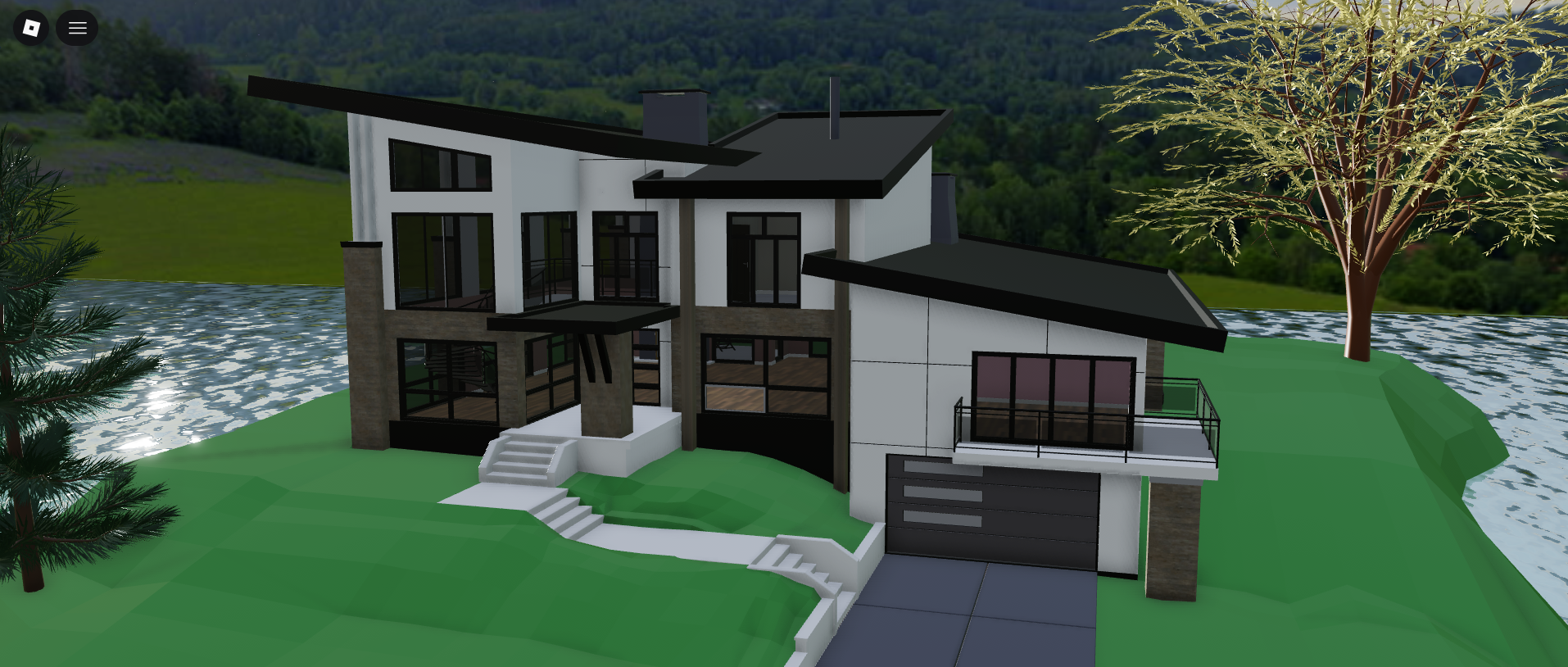 Modern Luxe Villa – Roblox Fully Customizable Empty House