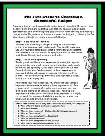 Budgeting, LEARNING TO BUDGET, Budget, Personal Finance