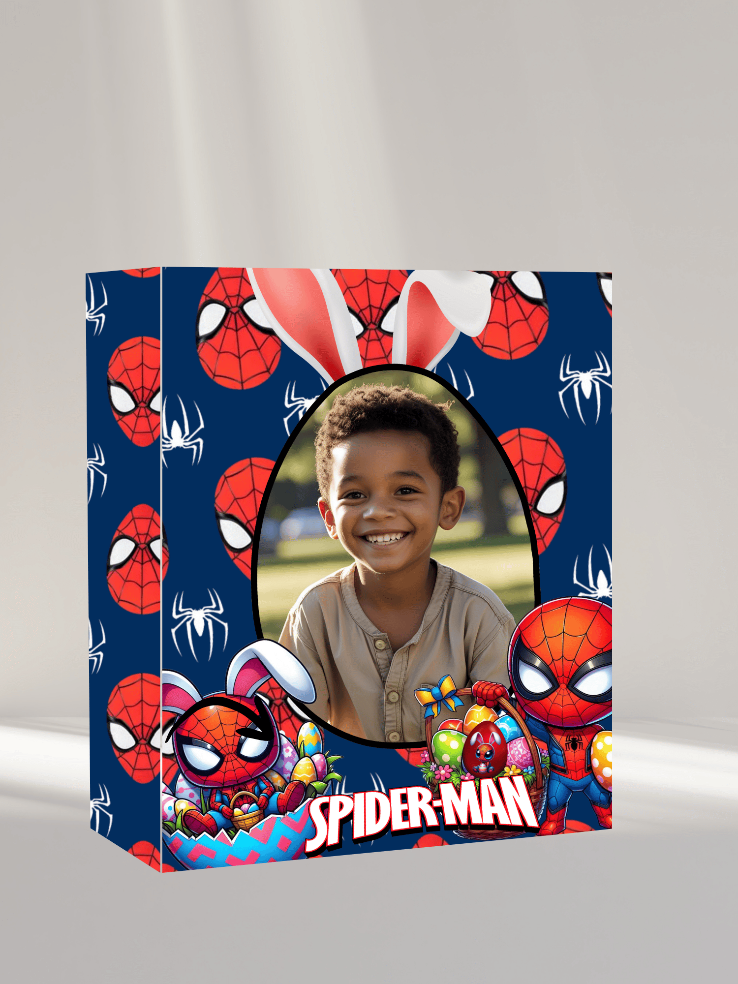 Spider-Man–Inspired Easter Box Template | Editable Easter Treat Box ...