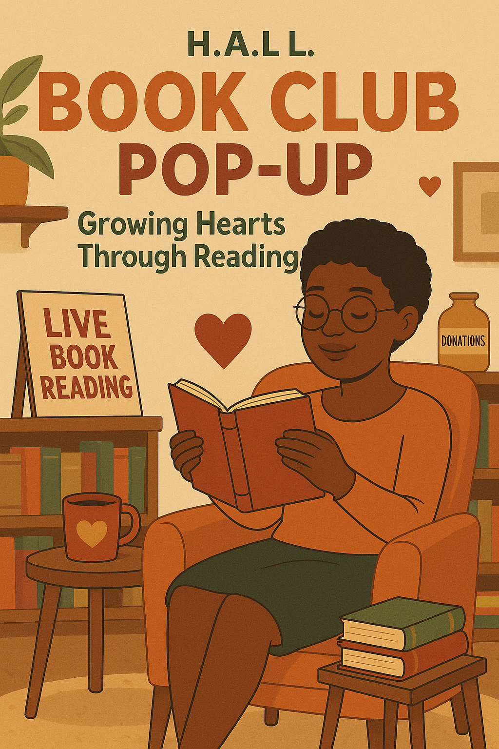 H.A.L.L. BOOK CLUB EVENT RSVP